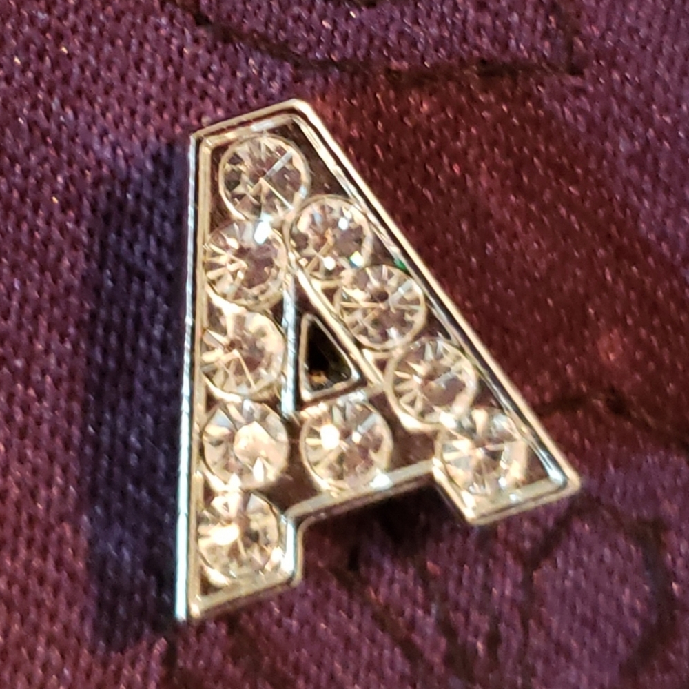 Letter A charm for Pandora's Reflection Bracelet